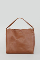 Tan Women's Leather Shoulder Bag | Derimod Tan Women's Leather Shoulder Bag | Derimod