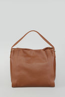 Tan Women's Leather Shoulder Bag | Derimod Tan Women's Leather Shoulder Bag | Derimod