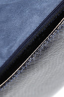 Navy Blue Patent Leather Women's Portfolio | Derimod Navy Blue Patent Leather Women's Portfolio | Derimod