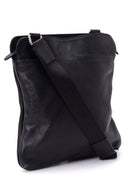 Men's Black Leather Messenger Bag | Derimod Men's Black Leather Messenger Bag | Derimod