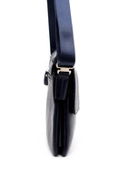 Men's Navy Blue Leather Bag | Derimod Men's Navy Blue Leather Bag | Derimod