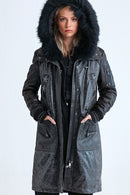 Alexia Women's Leather Jacket | Derimod Alexia Women's Leather Jacket | Derimod