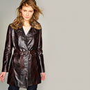 Sandra Women's Leather Jacket | Derimod Sandra Women's Leather Jacket | Derimod