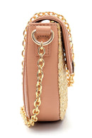 Women's Straw Detailed Crossbody Bag | Derimod Women's Straw Detailed Crossbody Bag | Derimod