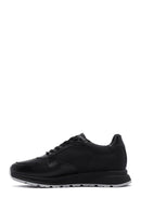 Erkek Siyah Deri Casual Sneaker | Derimod Erkek Siyah Deri Casual Sneaker | Derimod