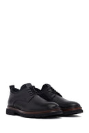 Male Black Lace-up Leather Casual Shoes | Derimod Male Black Lace-up Leather Casual Shoes | Derimod