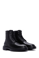 Men's Black Leather Boots | Derimod Men's Black Leather Boots | Derimod