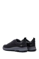 Erkek Siyah Kalın Tabanlı Deri Casual Sneaker | Derimod Erkek Siyah Kalın Tabanlı Deri Casual Sneaker | Derimod