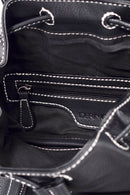 Women's Black Synthetic Leather Backpack | Derimod Women's Black Synthetic Leather Backpack | Derimod