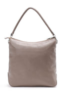 Women's Mink Synthetic Leather Shoulder Bag | Derimod Women's Mink Synthetic Leather Shoulder Bag | Derimod