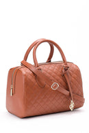 Women's Tan Synthetic Leather Shoulder Bag | Derimod Women's Tan Synthetic Leather Shoulder Bag | Derimod