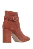 Women's Heeled Suede Boots | Derimod Women's Heeled Suede Boots | Derimod