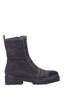 Women's Suede Leather Boots | Derimod Women's Suede Leather Boots | Derimod