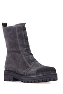 Women's Suede Leather Boots | Derimod Women's Suede Leather Boots | Derimod