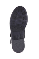 Women's Leather Boots with Studs and Buckle Detail | Derimod Women's Leather Boots with Studs and Buckle Detail | Derimod
