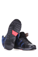 Camouflage Pattern Men's Leather Boots | Derimod Camouflage Pattern Men's Leather Boots | Derimod