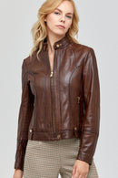 Irma Women's Brown Coat | Derimod Irma Women's Brown Coat | Derimod
