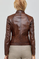 Irma Women's Brown Coat | Derimod Irma Women's Brown Coat | Derimod