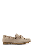 Erkek Bej Süet Deri Casual Loafer | Derimod Erkek Bej Süet Deri Casual Loafer | Derimod