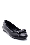 Women's Leather Bow Ballerina Ballet | Derimod Women's Leather Bow Ballerina Ballet | Derimod