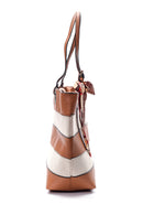 Women's Scarf Detailed Shoulder Bag | Derimod Women's Scarf Detailed Shoulder Bag | Derimod