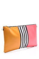 Women's Striped Portfolio Bag | Derimod Women's Striped Portfolio Bag | Derimod