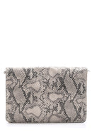 Women's Snakeskin Patterned Clutch Bag | Derimod Women's Snakeskin Patterned Clutch Bag | Derimod