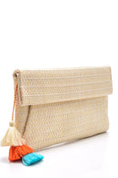 Women's Straw Portfolio Bag | Derimod Women's Straw Portfolio Bag | Derimod