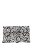 Women's Crocodile Patterned Clutch Bag | Derimod Women's Crocodile Patterned Clutch Bag | Derimod