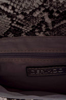 Women's Crocodile Patterned Clutch Bag | Derimod Women's Crocodile Patterned Clutch Bag | Derimod