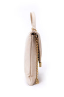 Women's Suede Chain Bag | Derimod Women's Suede Chain Bag | Derimod