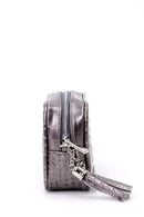 Women's Crocodile Patterned Chain Bag | Derimod Women's Crocodile Patterned Chain Bag | Derimod