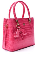 Women's Crocodile Patterned Bag | Derimod Women's Crocodile Patterned Bag | Derimod