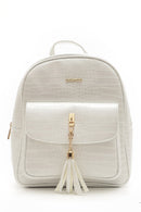 Women's Crocodile Patterned Backpack | Derimod Women's Crocodile Patterned Backpack | Derimod