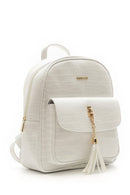 Women's Crocodile Patterned Backpack | Derimod Women's Crocodile Patterned Backpack | Derimod