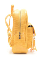 Women's Crocodile Patterned Backpack | Derimod Women's Crocodile Patterned Backpack | Derimod