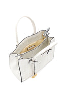 Women's White Synthetic Leather Shoulder Bag | Derimod Women's White Synthetic Leather Shoulder Bag | Derimod
