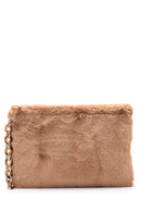 Women's Plush Portfolio Bag | Derimod Women's Plush Portfolio Bag | Derimod