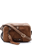 Women's Suede Crossbody Bag | Derimod Women's Suede Crossbody Bag | Derimod