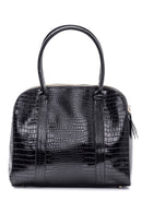 Women's Crocodile Detailed Shoulder Bag | Derimod Women's Crocodile Detailed Shoulder Bag | Derimod