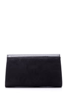 Women's Snakeskin Detailed Clutch Bag | Derimod Women's Snakeskin Detailed Clutch Bag | Derimod
