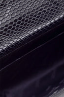 Women's Snakeskin Detailed Clutch Bag | Derimod Women's Snakeskin Detailed Clutch Bag | Derimod