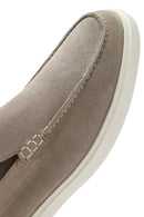 Erkek Bej Süet Deri Casual Loafer | Derimod Erkek Bej Süet Deri Casual Loafer | Derimod