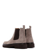 Men's Mink Suede Leather Chelsea Boots | Derimod Men's Mink Suede Leather Chelsea Boots | Derimod