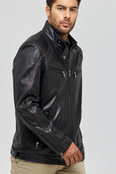 Cavani Men's Leather Jacket | Derimod Cavani Men's Leather Jacket | Derimod