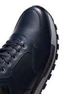 Erkek Deri Lacivert Sneaker | Derimod Erkek Deri Lacivert Sneaker | Derimod