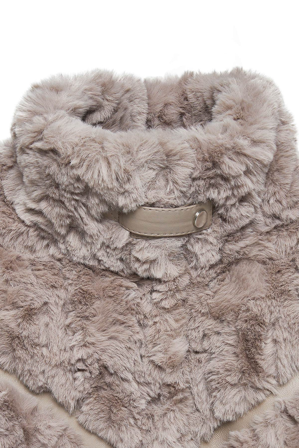 Melrose Kadın Vizon Teddy Deri Mont