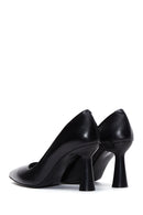 Women's Black Leather Heeled Shoes | Derimod Women's Black Leather Heeled Shoes | Derimod