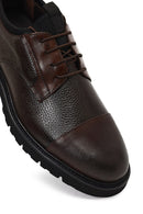 Men's Brown Lace-Up Leather Casual Shoes | Derimod Men's Brown Lace-Up Leather Casual Shoes | Derimod