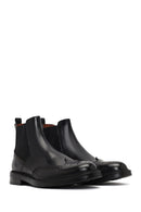 Men's Black Leather Chelsea Boot | Derimod Men's Black Leather Chelsea Boot | Derimod